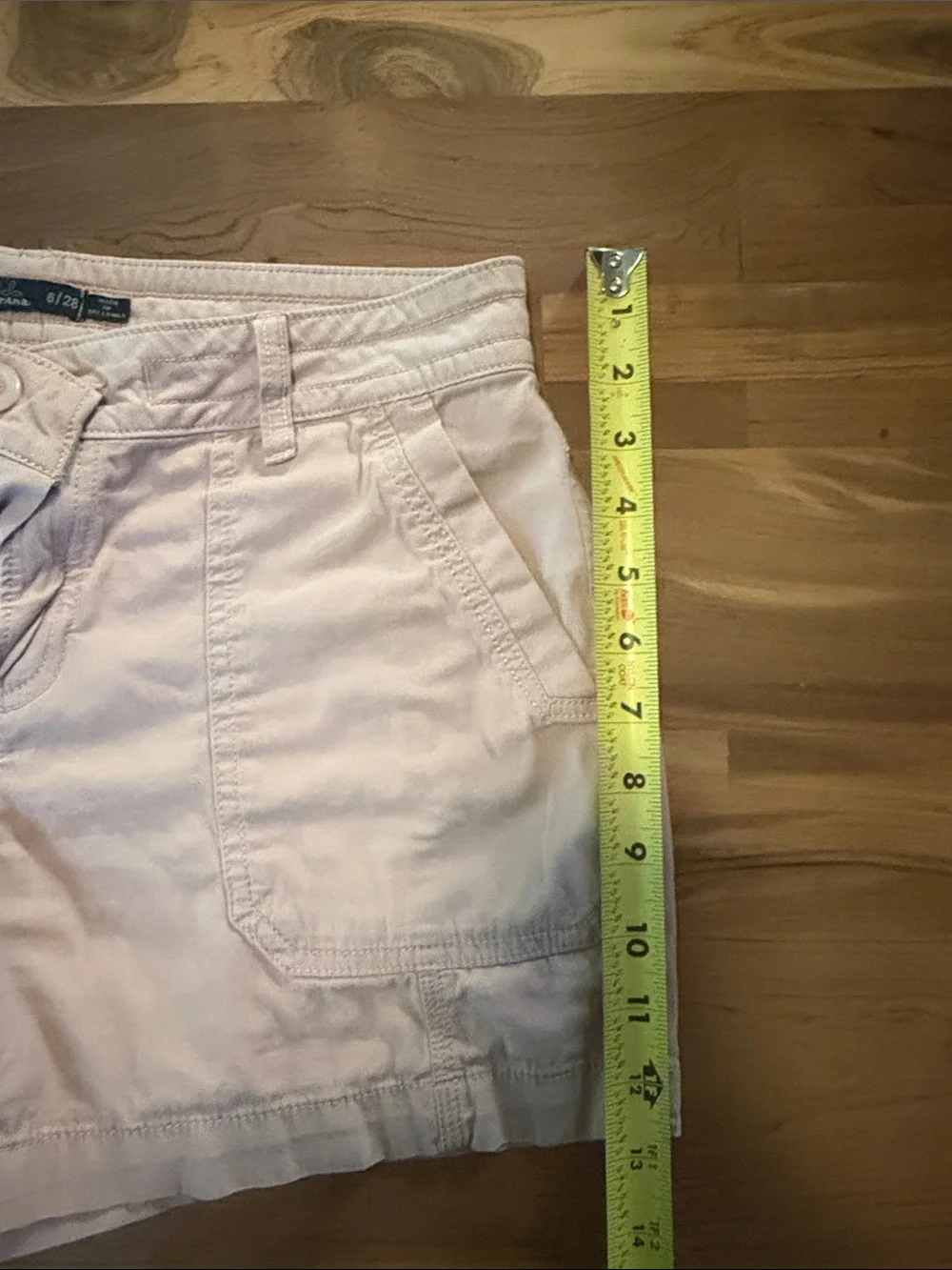 Prana Light Pink Women's Casual Pocket Shorts - Size 6/28